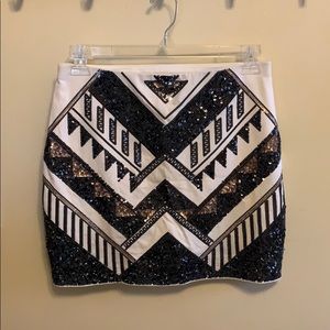 Sequin skirt from Express
